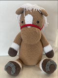 Load image into Gallery viewer, CUSTOMIZABLE CROCHET HORSE
